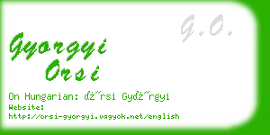gyorgyi orsi business card